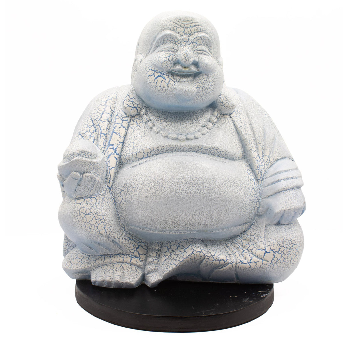 Laughing Buddha Lamp Sky Blue - Round Stand product image 2