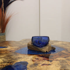Tamarind and Resin Coffee Table - Sky Blue product image 8