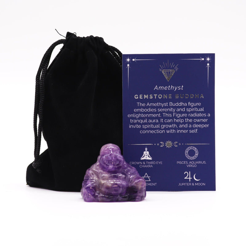 Gemstone Small Buddha - Amethyst product image