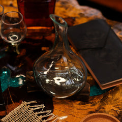 Molten Glass Mini Decanter on Wood 20cm product image 8