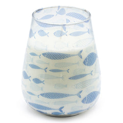 Tall Glass Jar Candles - Seabreeze