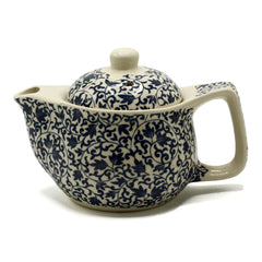 Small Herbal Teapot - Blue Pattern product image