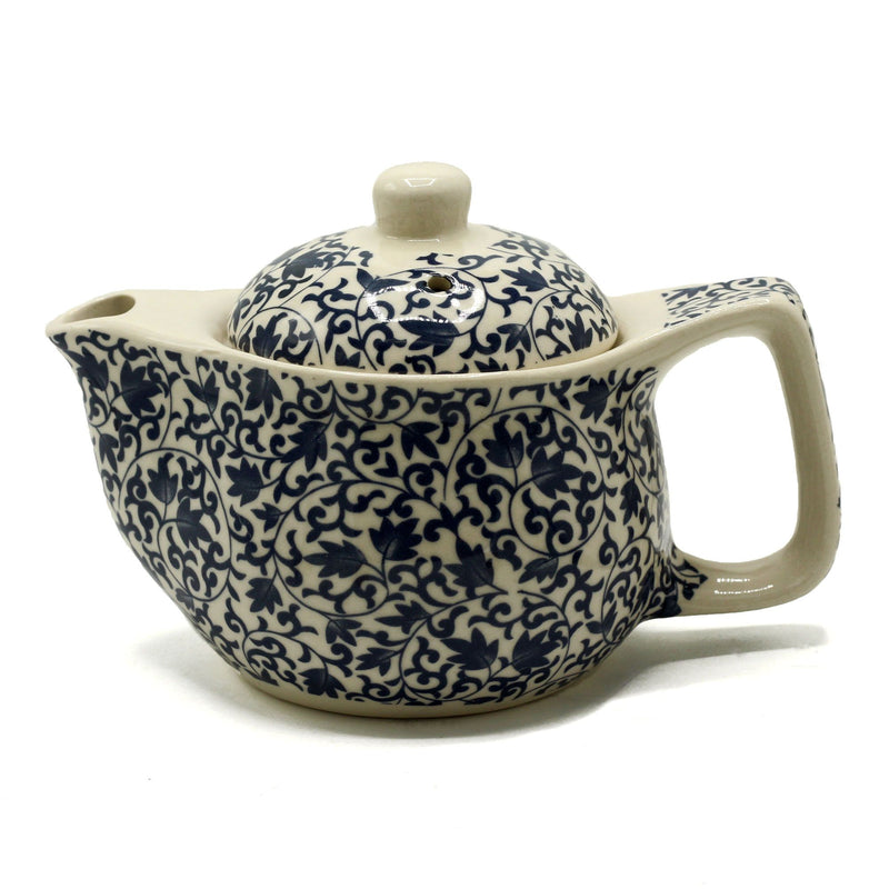 Small Herbal Teapot - Blue Pattern product image