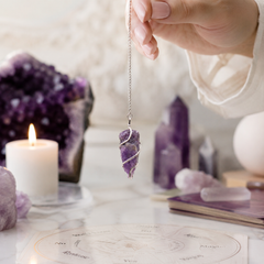 Raw Gemstone Pendulum - Amethyst product image 2