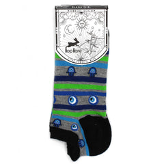 M/L Hop Hare Bamboo Socks Low (7.5-11.5) - Evil Eye & Hamsa product image 2