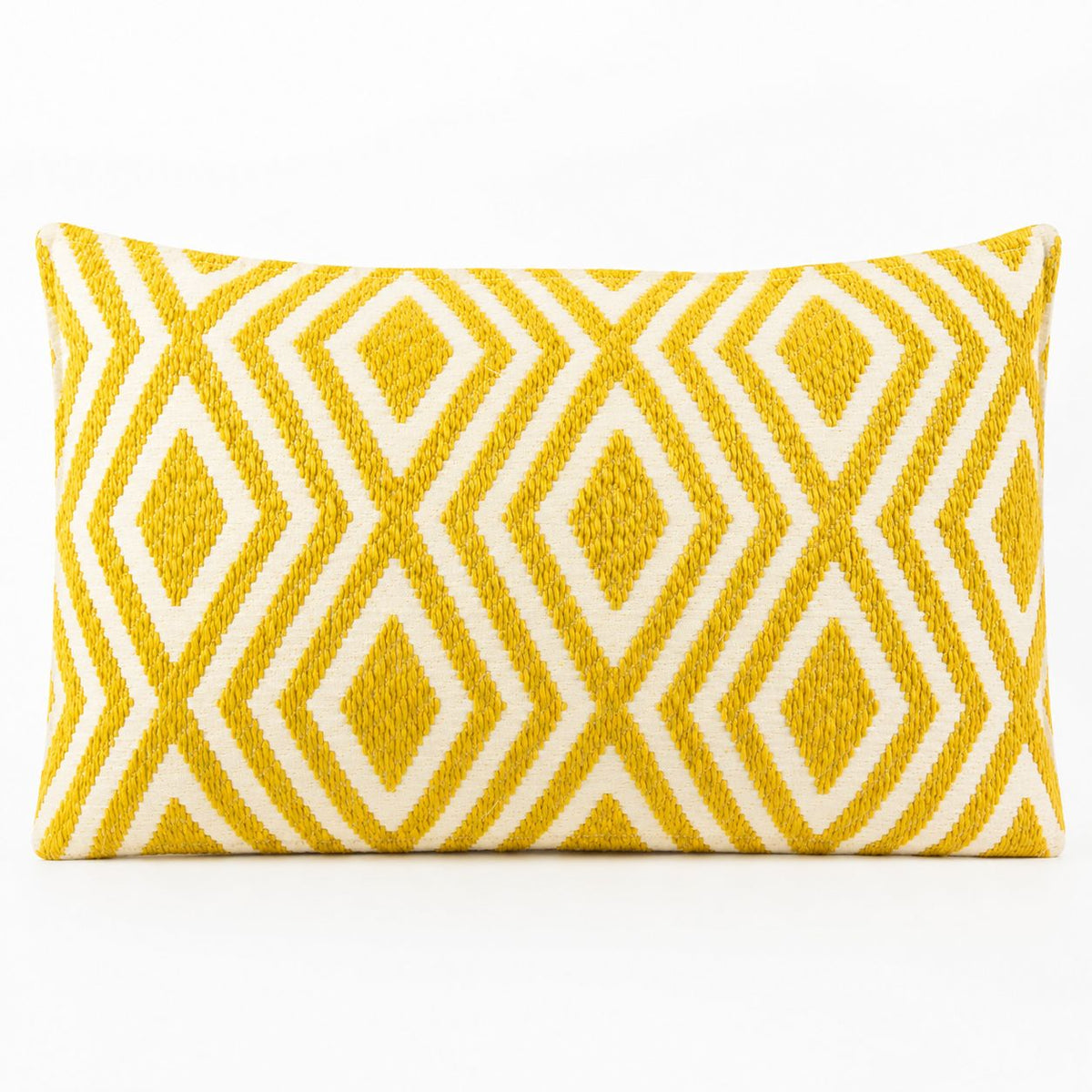 Classic Cushion Cover - Mustard Diamonds- 30x50cm - Lumber Style - product image 2