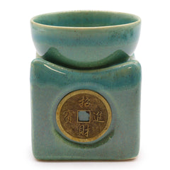 Lucky Coin Large Oil Burner - Jade product image
