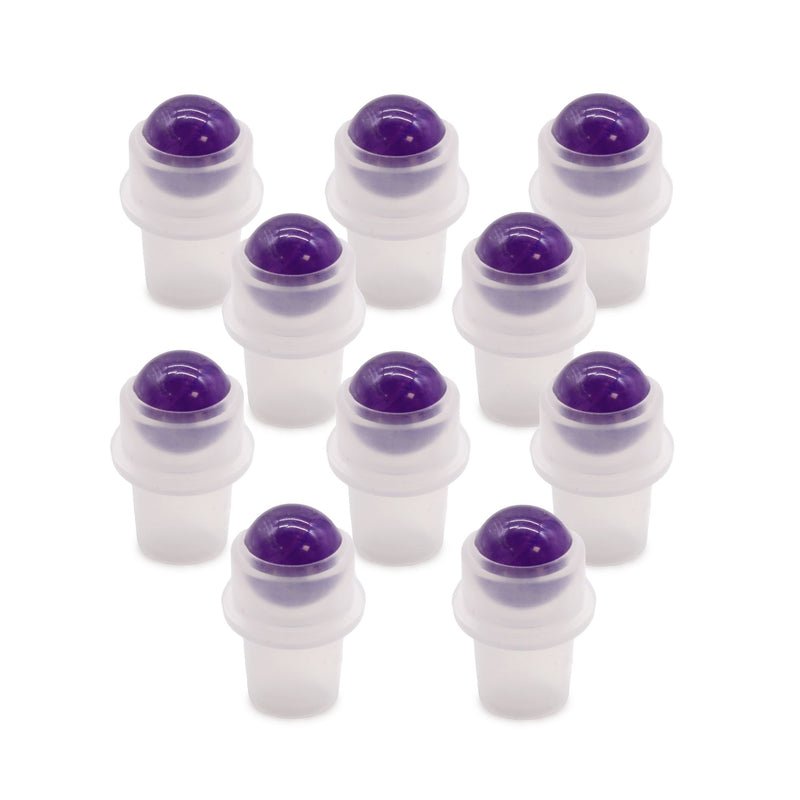 Gemstone Roller Tip for 5ml Bottle - Amethyst product image