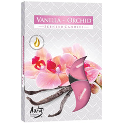 Set of 6 Scented Tealights - Vanilla & Orchid product image 2