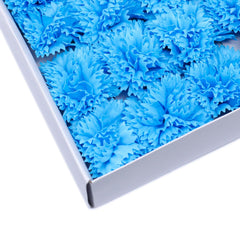 Craft Soap Flowers - Carnations - Sky Blue product image 4