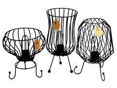 Mesh Salt Rock Brazier,Pink Salt Chunks, Cable & Bulb product image 2