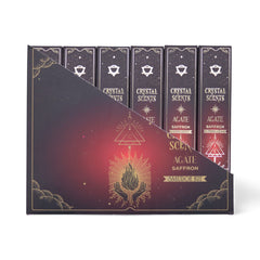 Red Agate Crystal Scents Smudge Incense - Saffron product image 2