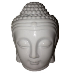 Buddah Head Oil Burner - White product image