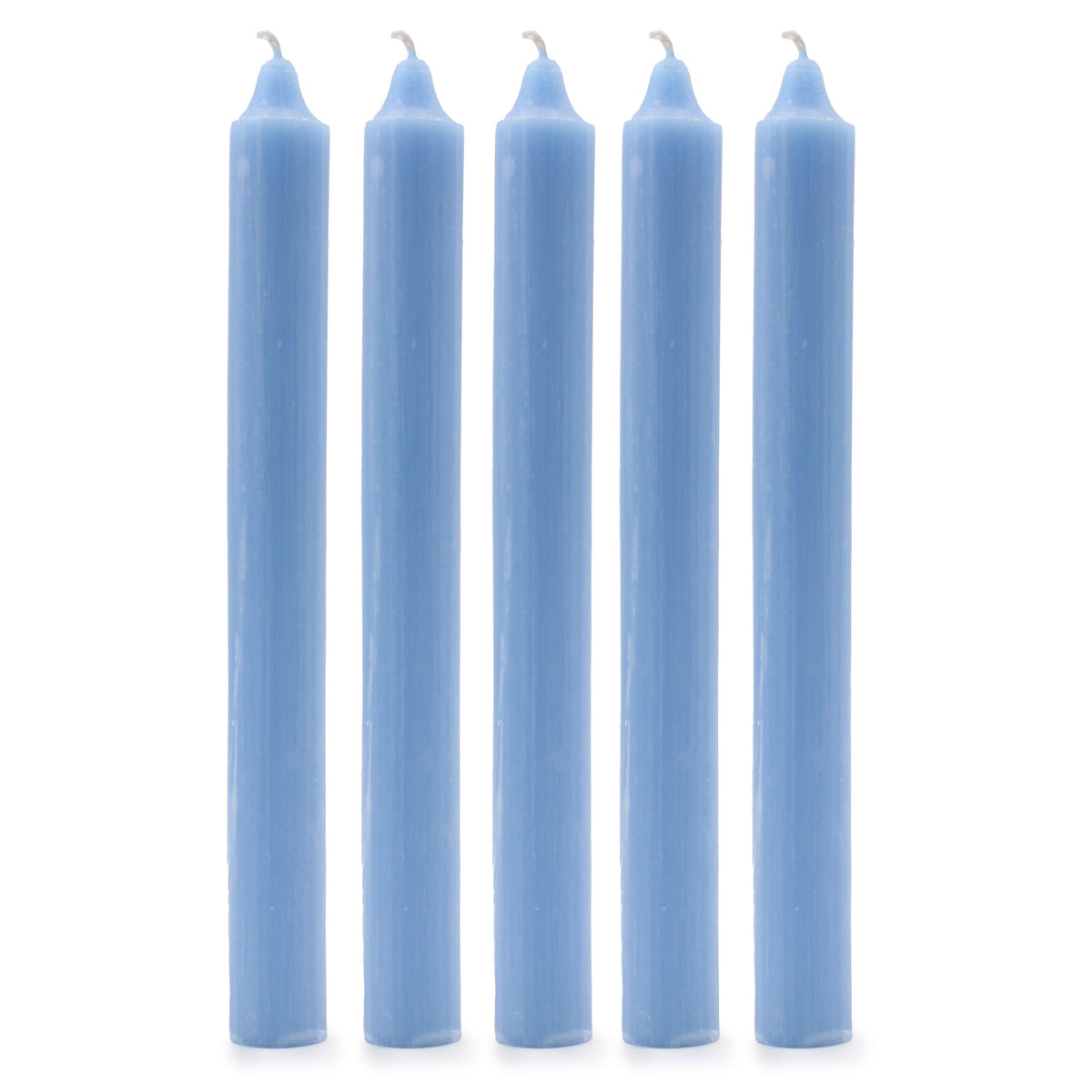 Solid Colour Dinner Candles - Rustic Sea Blue - Pack of 5 product image