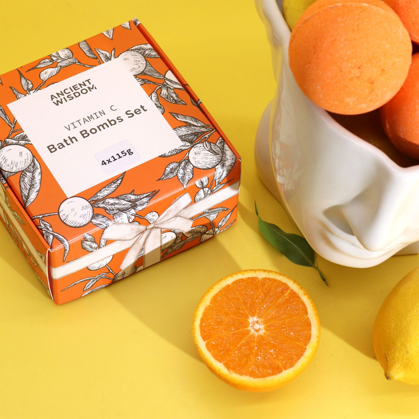 Set of 4 Vitamin C Bath Bombs – Aromatherapy Quartet product image