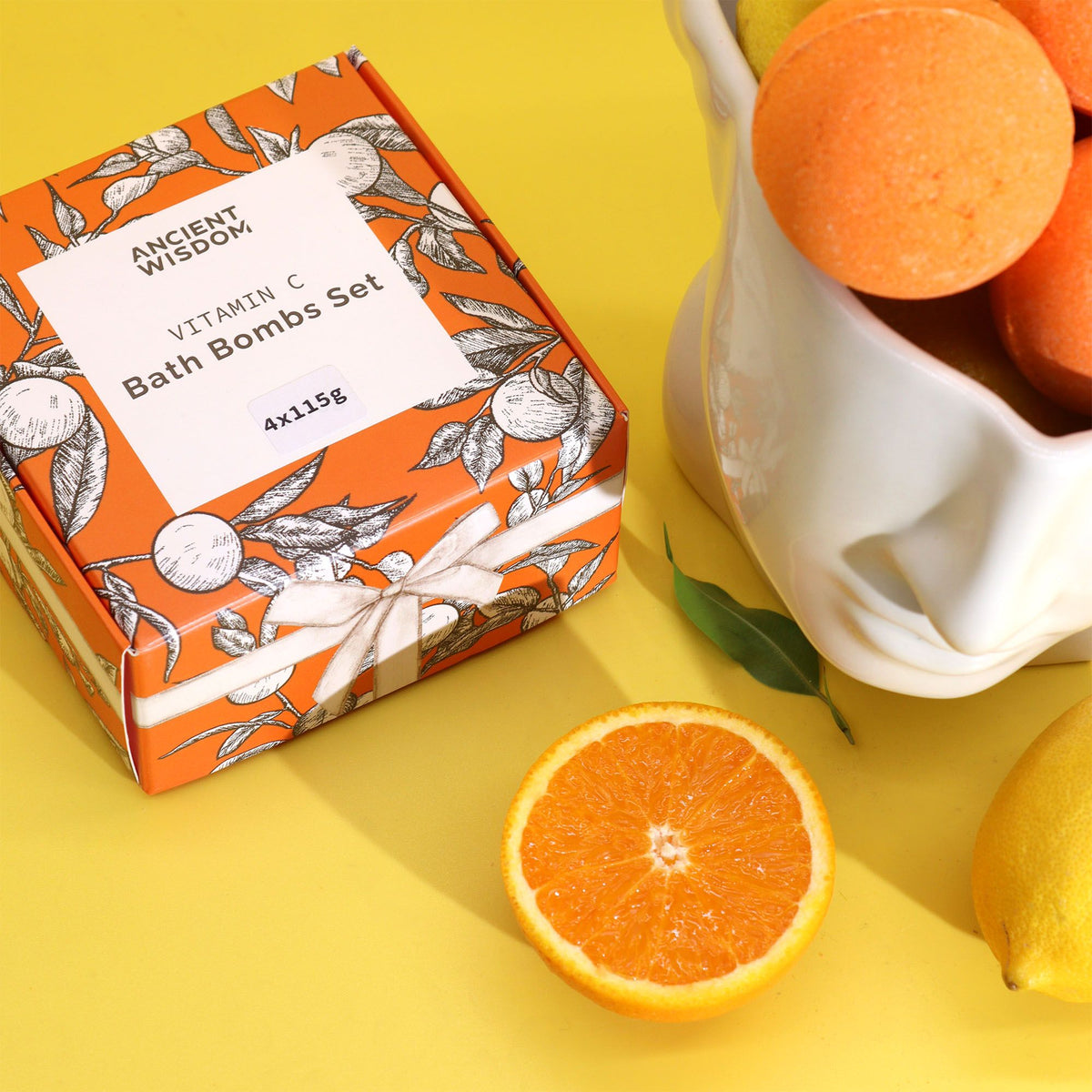 Set of 4 Vitamin C Bath Bombs – Aromatherapy Quartet product image