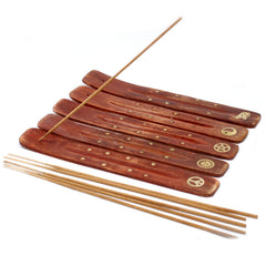 Brass Inlaid Ashcatcher - Mango Wood product image 4