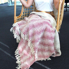 Boho Comfort Throws - Ruby Two Tone product image 2