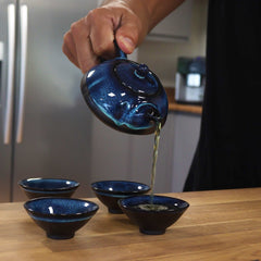 Herbal Blues Teapot Set - Pot & Four Cups product image 2