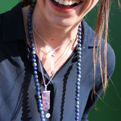 Gemstone Classic Point Pendant - Black Agate product image 4