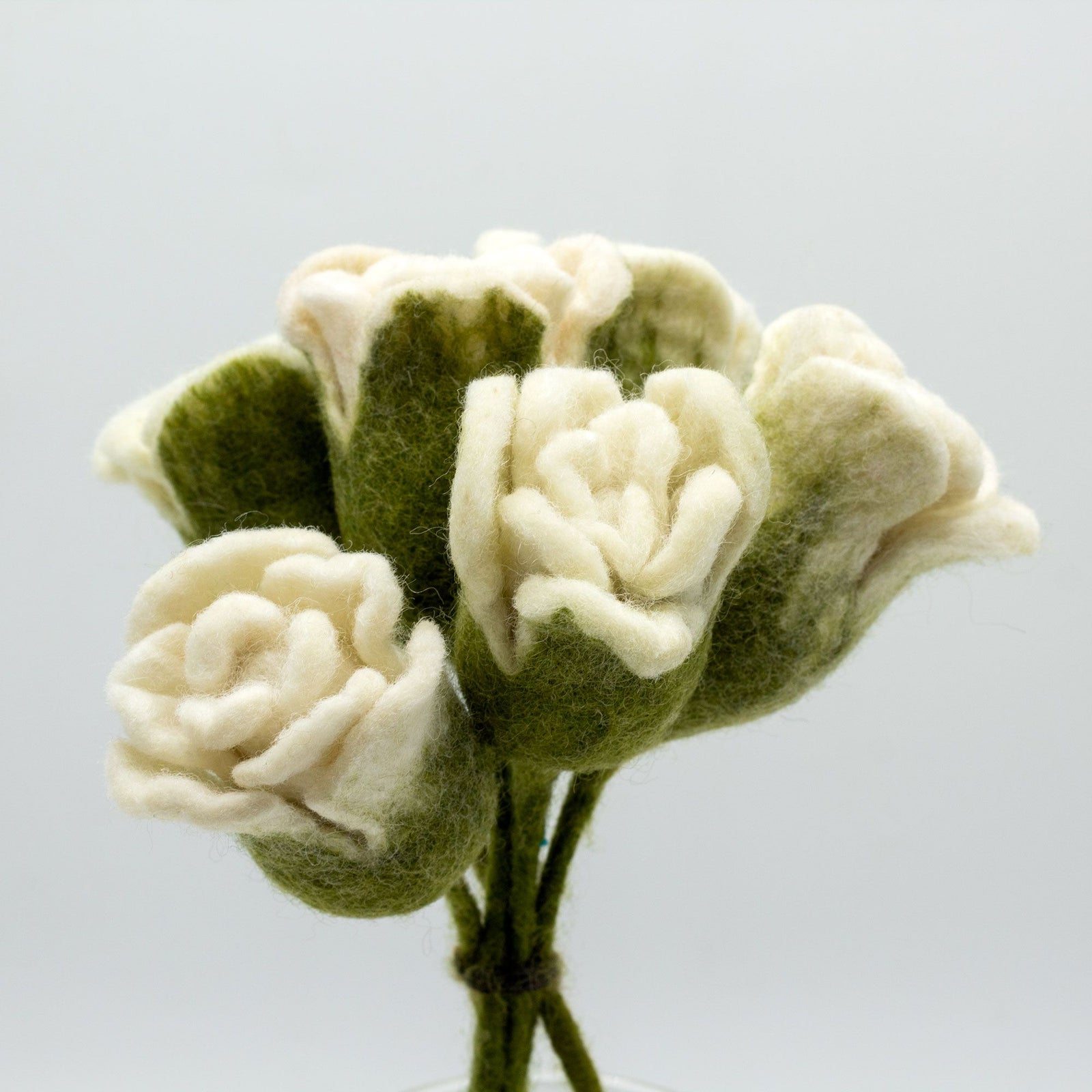 Felt Flowers - White Roses product image