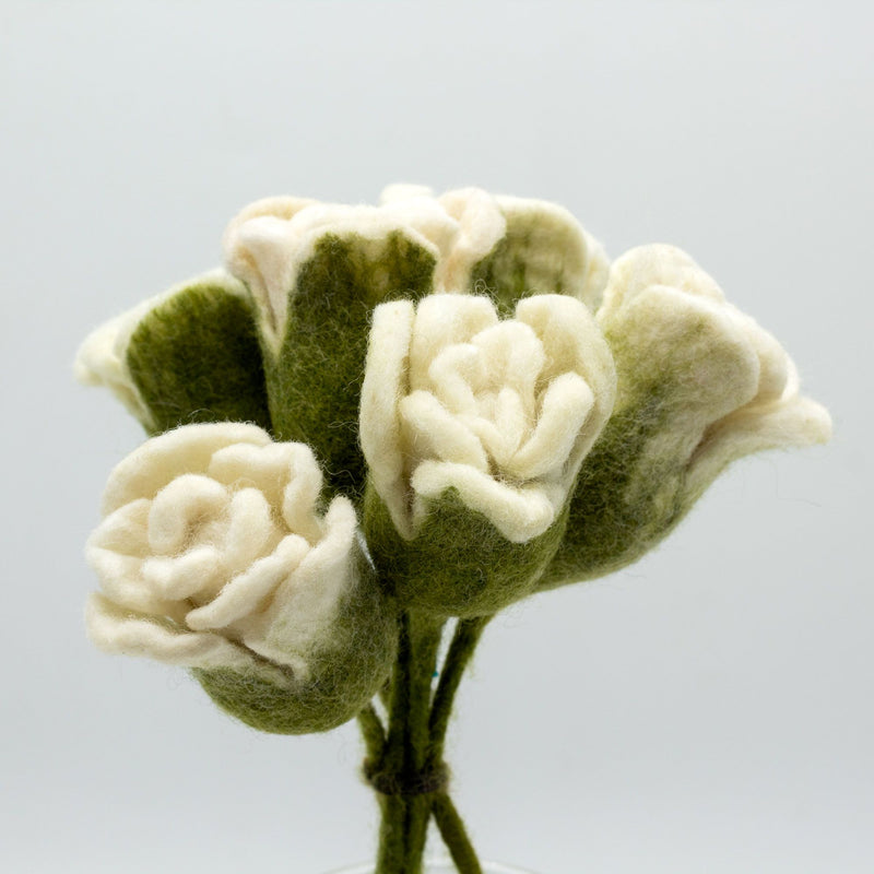 Felt Flowers - White Roses product image