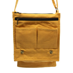 Cotton Canvas Messenger Bag - Yellow product image 2