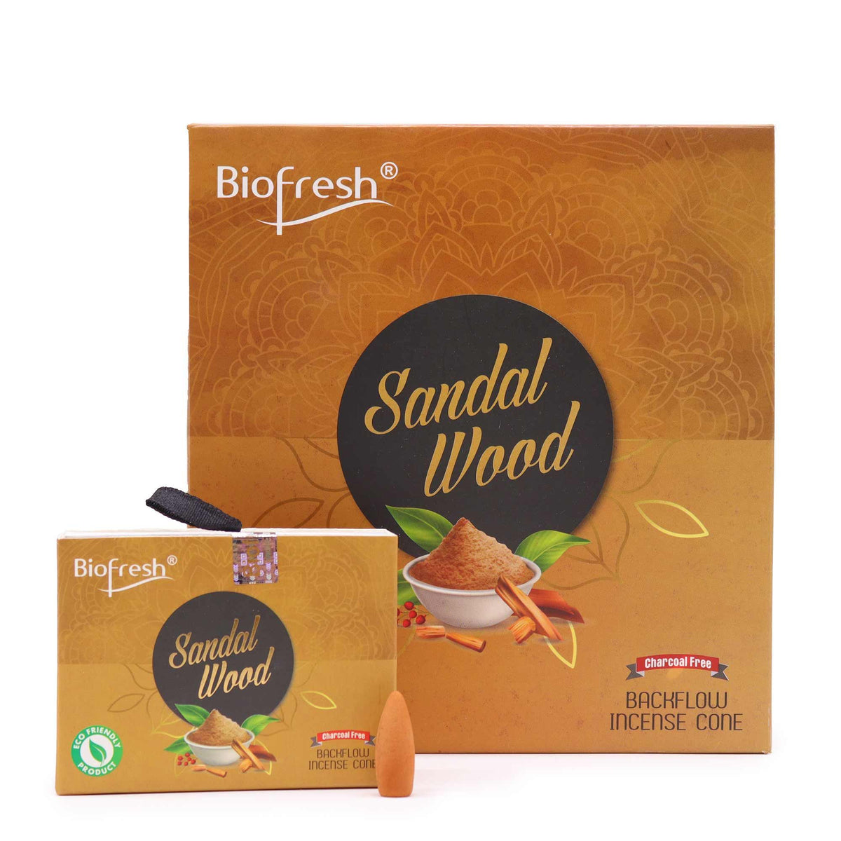 Biofresh Backflow Incense Cones - Sandalwood product image