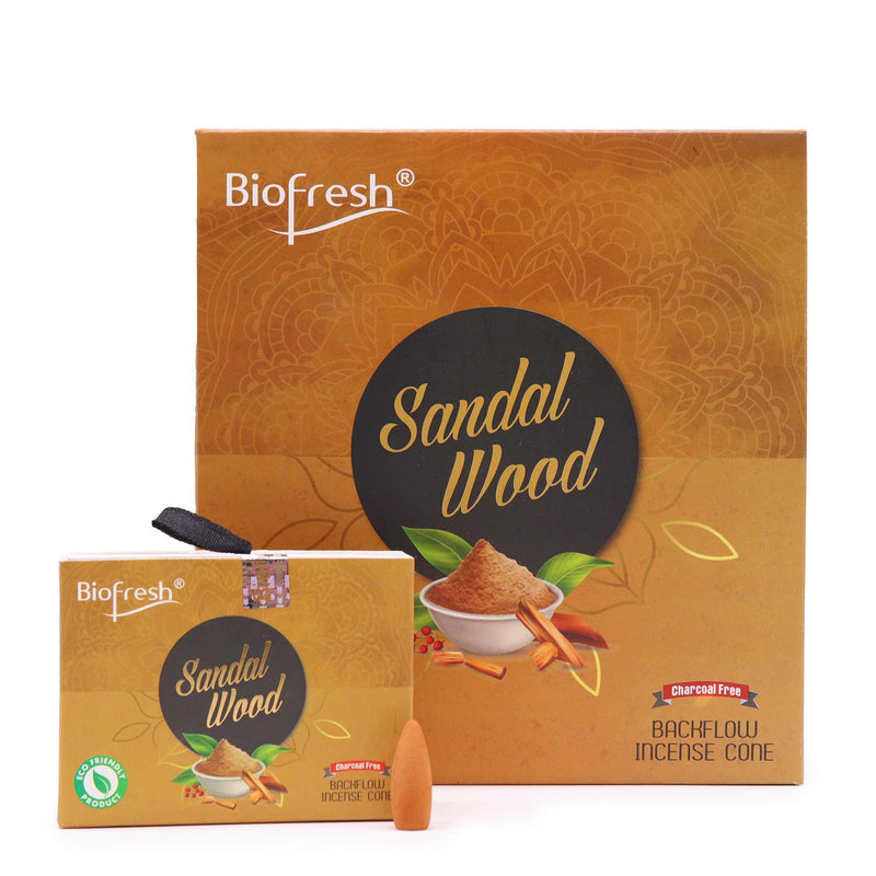 Biofresh Backflow Incense Cones - Sandalwood product image