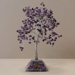 Gemstone Tree with Organite Base - 320 Stone - Amethyst product image 3
