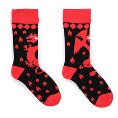 Hop Hare Bamboo Socks M/L - Red Dragons product image 2