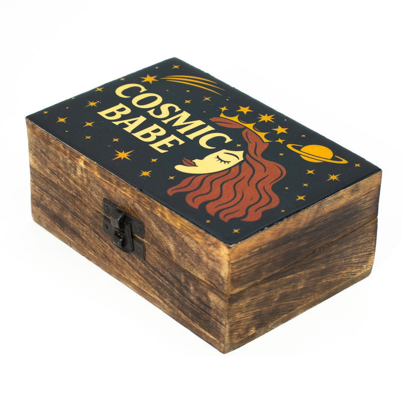 Medium Enamelled Box - Cosmic Babe product image