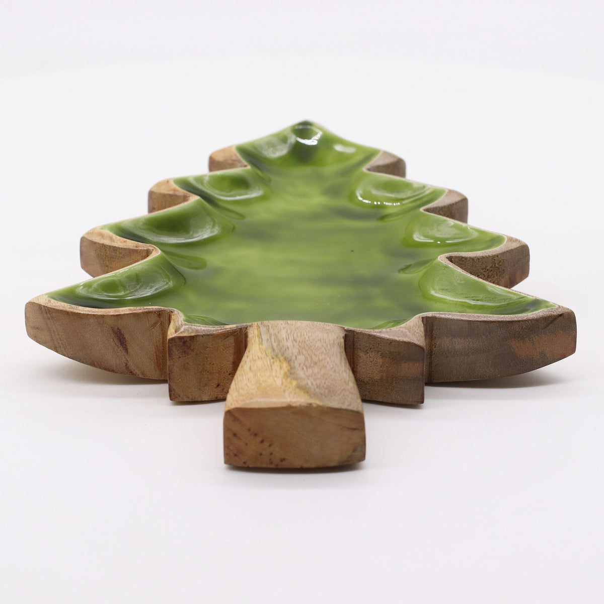 Lost in the Forrest - Enamel Tree Wooden Bowl - 25x19cm product image 5