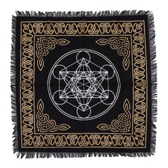 Esoteric Fringed Altar Cloth - Chakra Chart product image