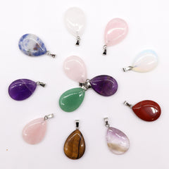Gemstone Teardrops Pendants (12 assorted) 25x18mm product image 2