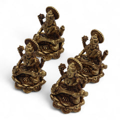 Brass Miniature Gods - Sarswati (52gms) - 49mm product image 6