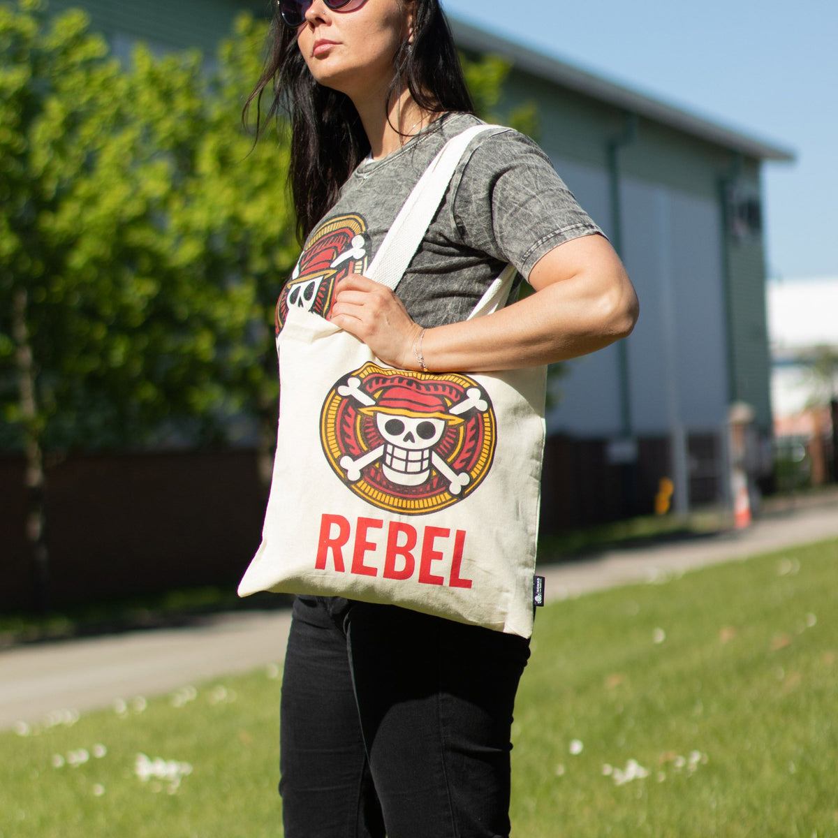Nomad Sari Iconic Basic Tote Bag - REBEL - Natural 4oz product image 6