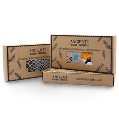 Lavender Natural Cotton and Juco Eye Pillow in Gift Box - Night Leopard product image 5