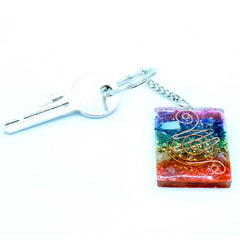 Orgonite Power Keyring - Home Protect Copper and Chakra product image 3