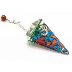 Orgonite Power Chakra Pendulum - Om product image 2