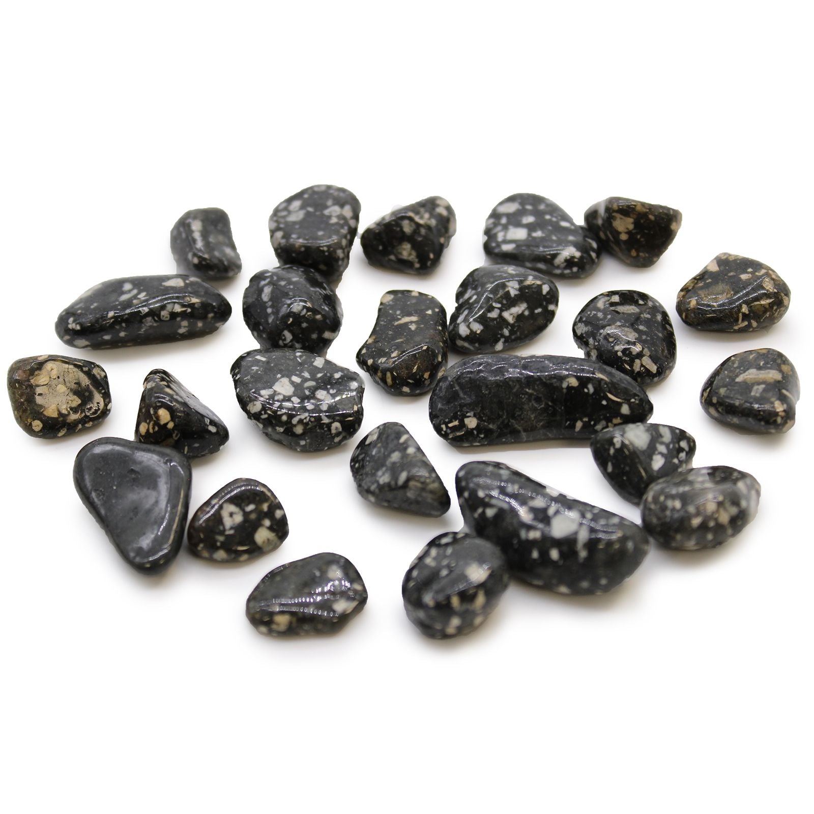Small African Tumble Stones - Guinea Fowl product image