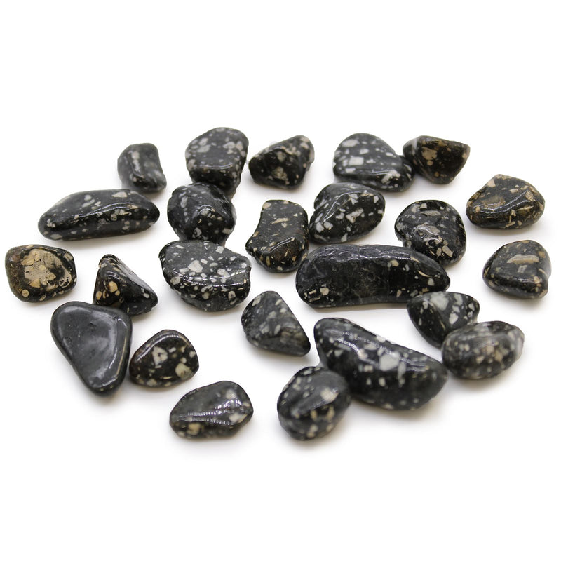 Small African Tumble Stones - Guinea Fowl product image
