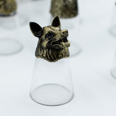 Gift Set of 12 Bottom Up Shot Glasses (25ml) - Forest & Mystical Creatures - Antique Bronze product image 18