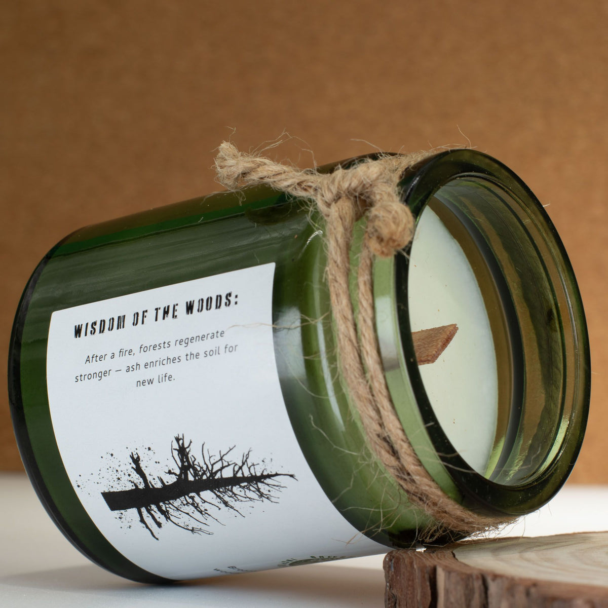 Greenman Woodwick Soy Candle - Ash & Woodsmoke product image 4