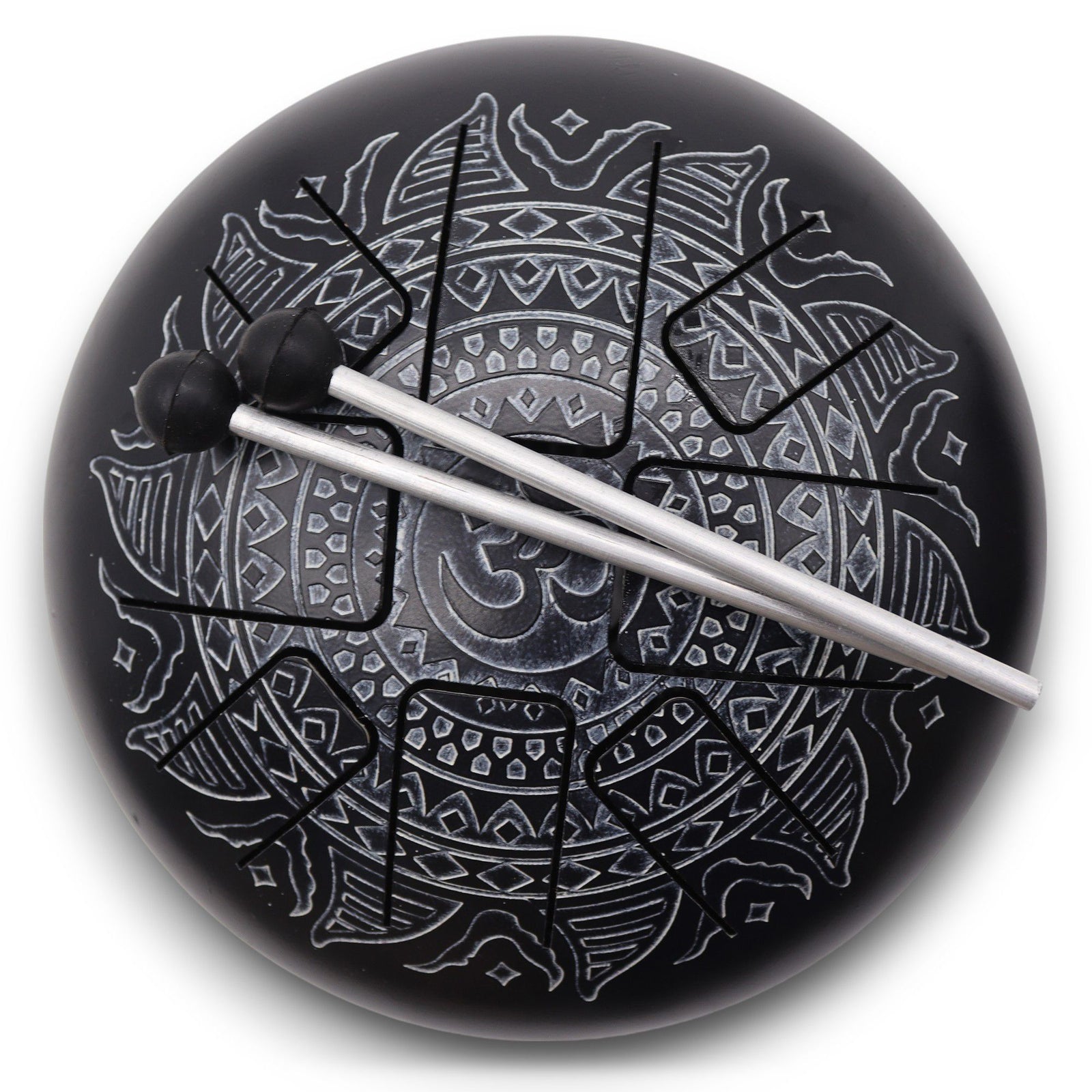 Med Hapi Drum Om Mandala Engraved- 22x15cm product image