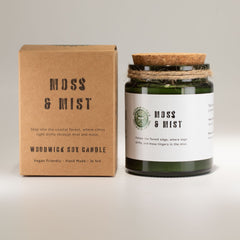 Greenman Woodwick Soy Candle - Moss & Mist product image 2