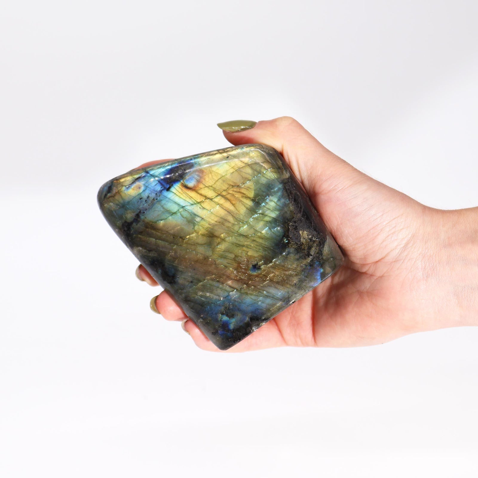 Madagascar Labradorite Large Stone (approx 550-750gms 110-140mm) product image