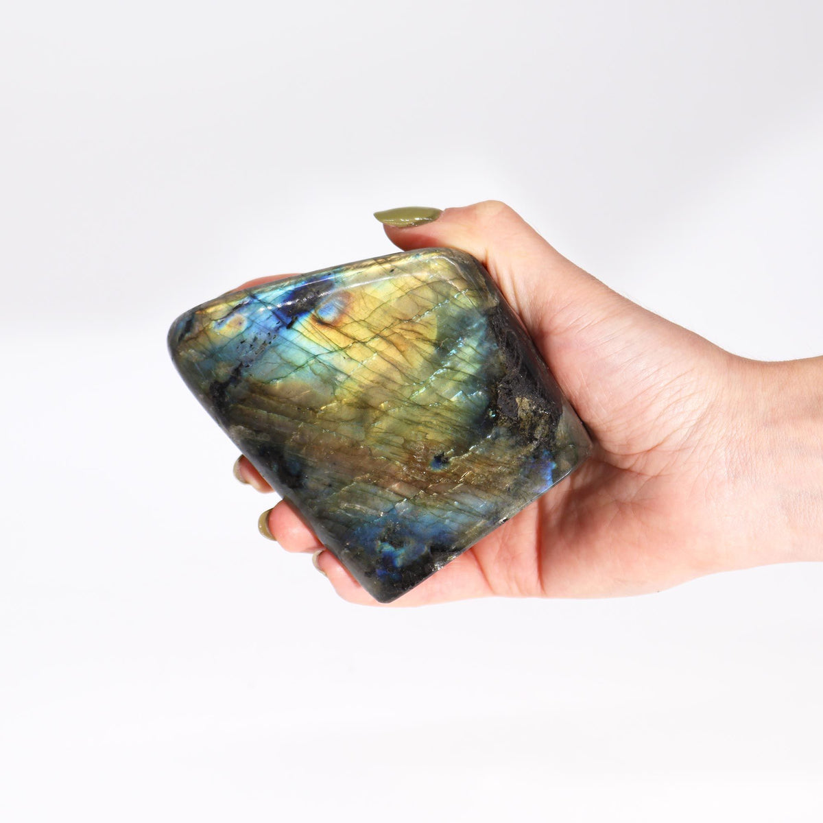 Madagascar Labradorite Large Stone (approx 550-750gms 110-140mm) product image