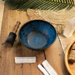 Aluminum Singing Bowl - Magic Mushroom - Blue (20cm) product image 5