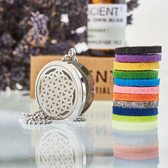 Aromatherapy Diffuser Necklace - Flower of Life 30mm product image 2